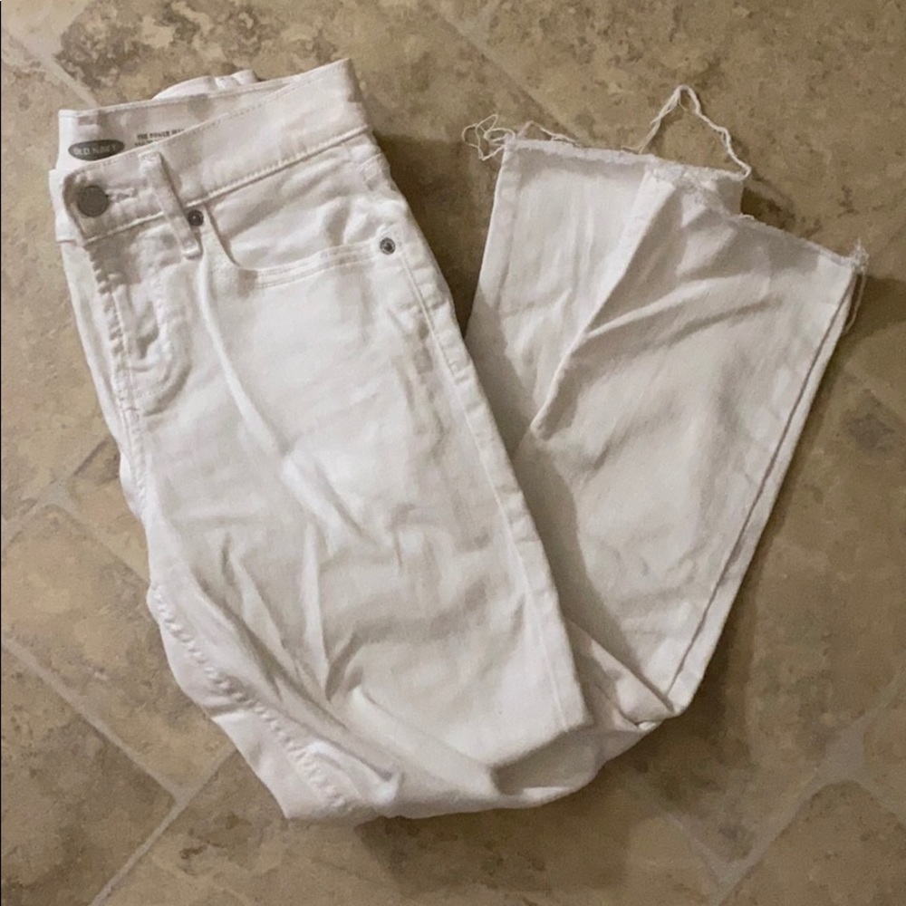 Old Navy Power Jean in White